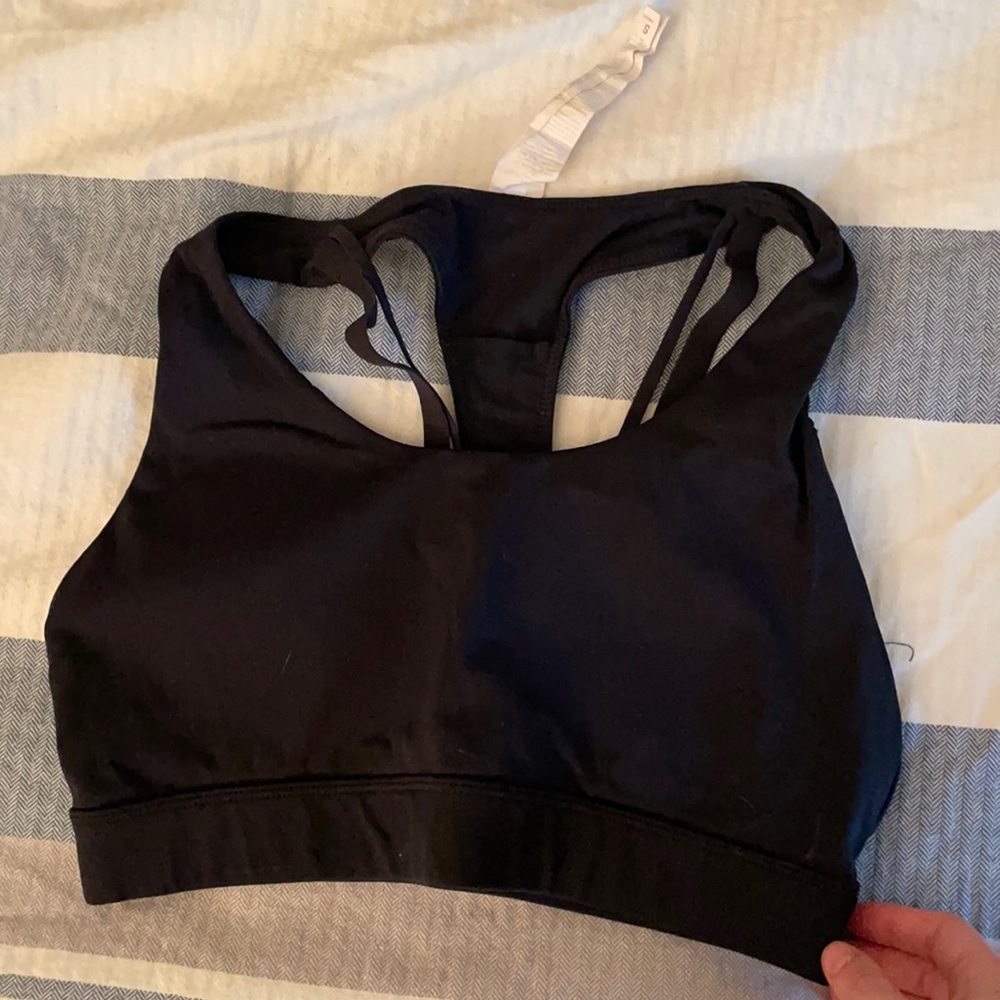 Black Fabletics Sports Bra